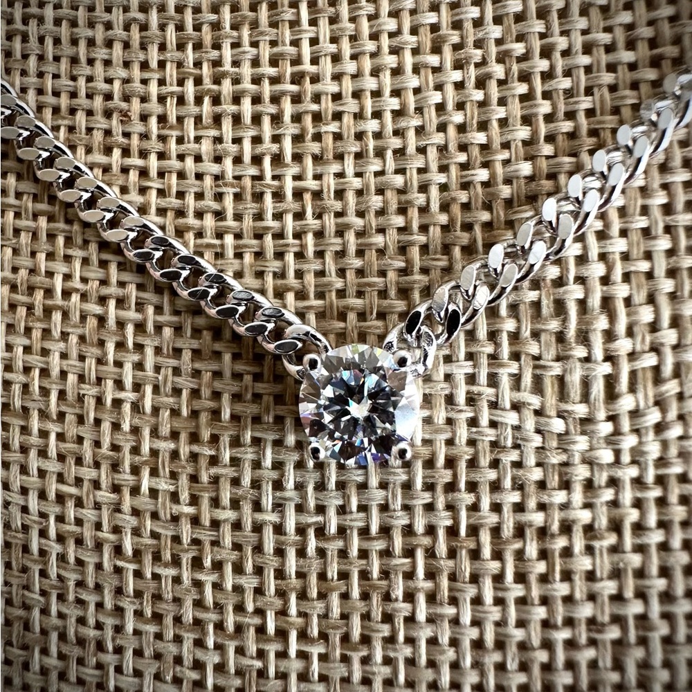 🌹Moissanite Sterling Silver Necklace